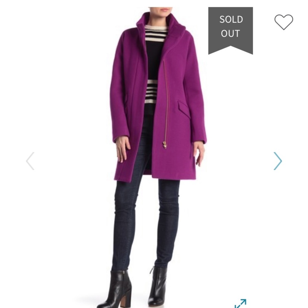 J Crew Stadium Cocoon coat